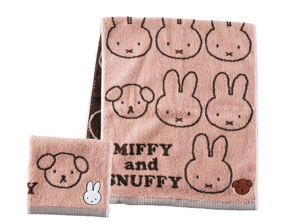 MIFFY and SNUFFY タオル（西川）｜グッズ情報｜dickbruna.jp 日本のミッフィー情報サイト
