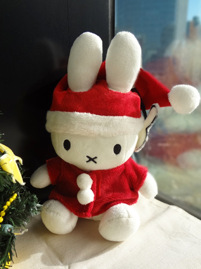 ミッフィー　クリスマス　オランダ　ぬいぐるみ　キーホルダー Bon Ton Toys、オランダ|MiffyMiffyキーホルダークリスマス10cm