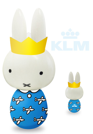 KLMオランダ航空×ミッフィー　オリジナルこけしキャンペーン
