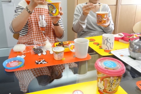 今日のランチはチュルチュル