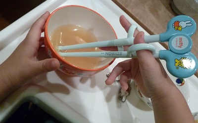 お箸で食べたい！