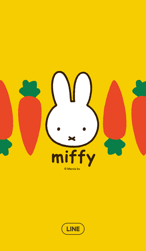 「LINE着せかえ」に新デザイン「ミッフィー（CARROT）」が登場