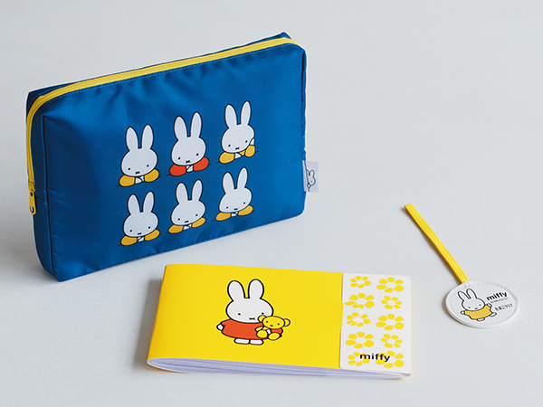 「初めてのたまごクラブ」の付録に、ミッフィーの「母子手帳ポーチ」「ストラップ」が登場