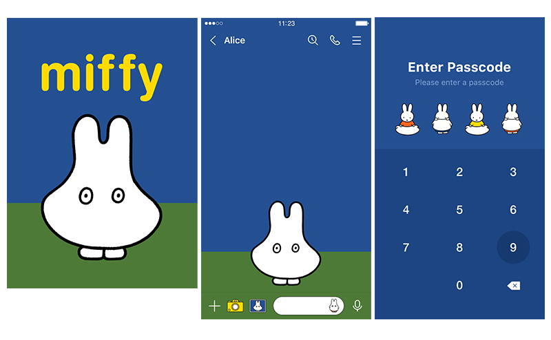 「LINE着せかえ」に新デザイン「ミッフィー　おばけごっこ」が登場