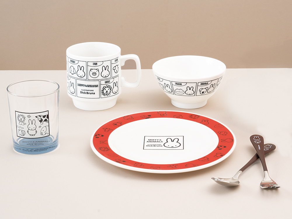 MIFFY & ANIMALSテーブルウェア（金正陶器）