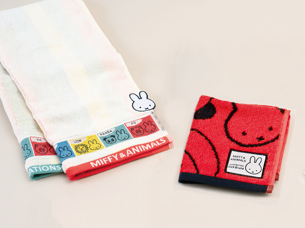 MIFFY & ANIMALSタオル（丸眞）