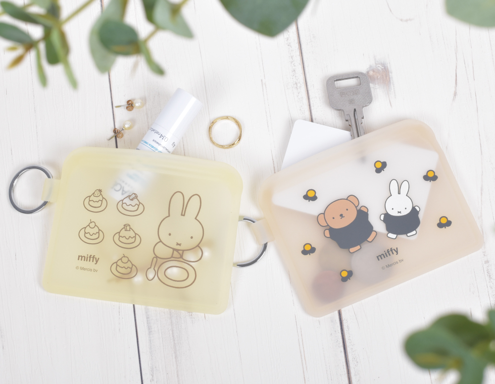 シリコン製ポーチ FLAPPO miffy(ピージーデザイン)
