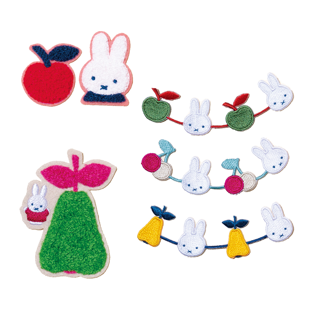 MIFFY FRUITS ワッペン他（ミノダ）