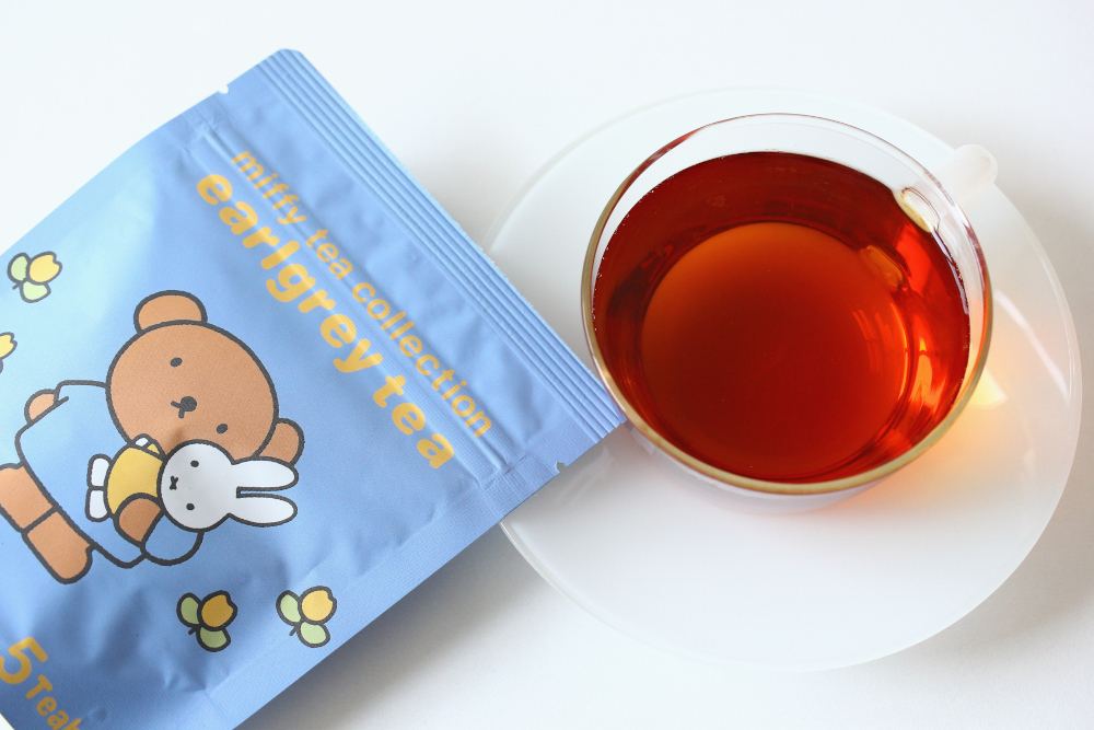 （株）フィーユ・ブルー/miffy tea collection　モーニングティー／アールグレイティー／アプリコットティー　