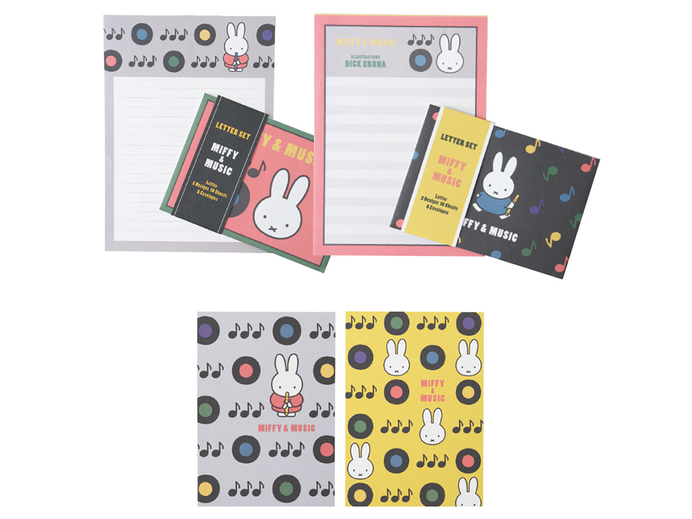 MIFFY & MUSIC ステーショナリー（スクエア）