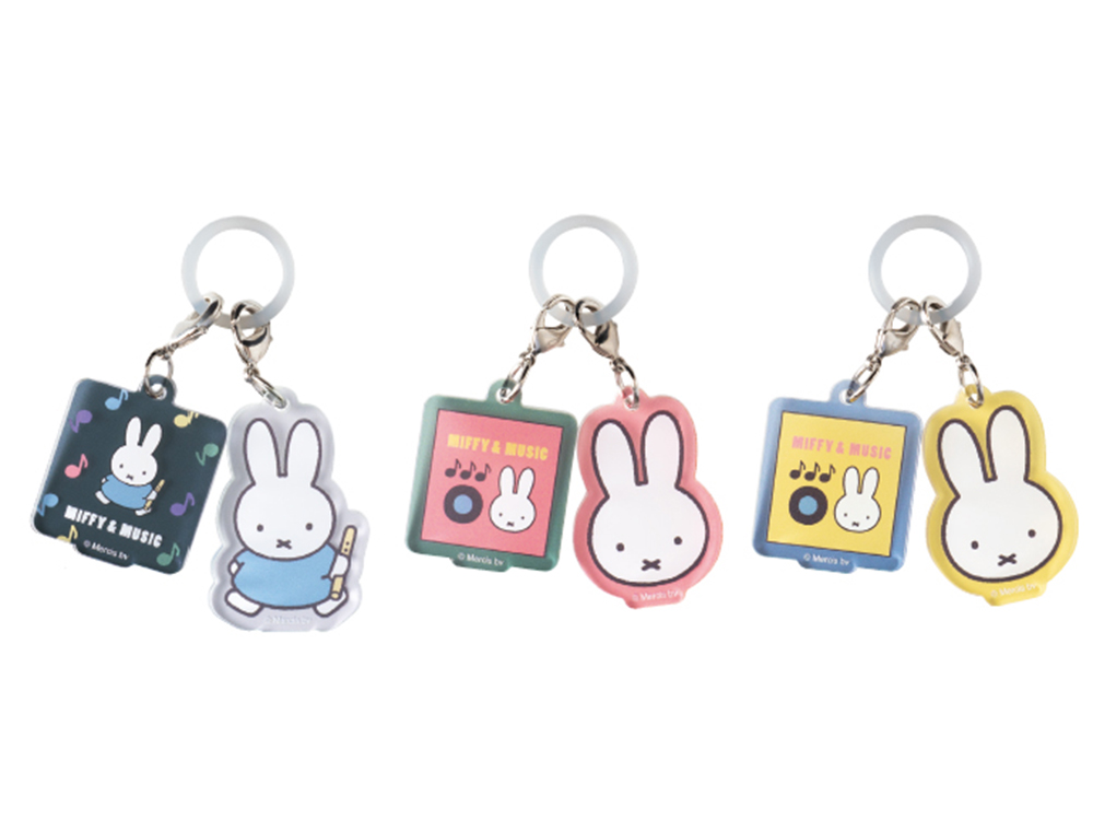 MIFFY & MUSIC アクリルマーカーチャームセット（アイアップ）