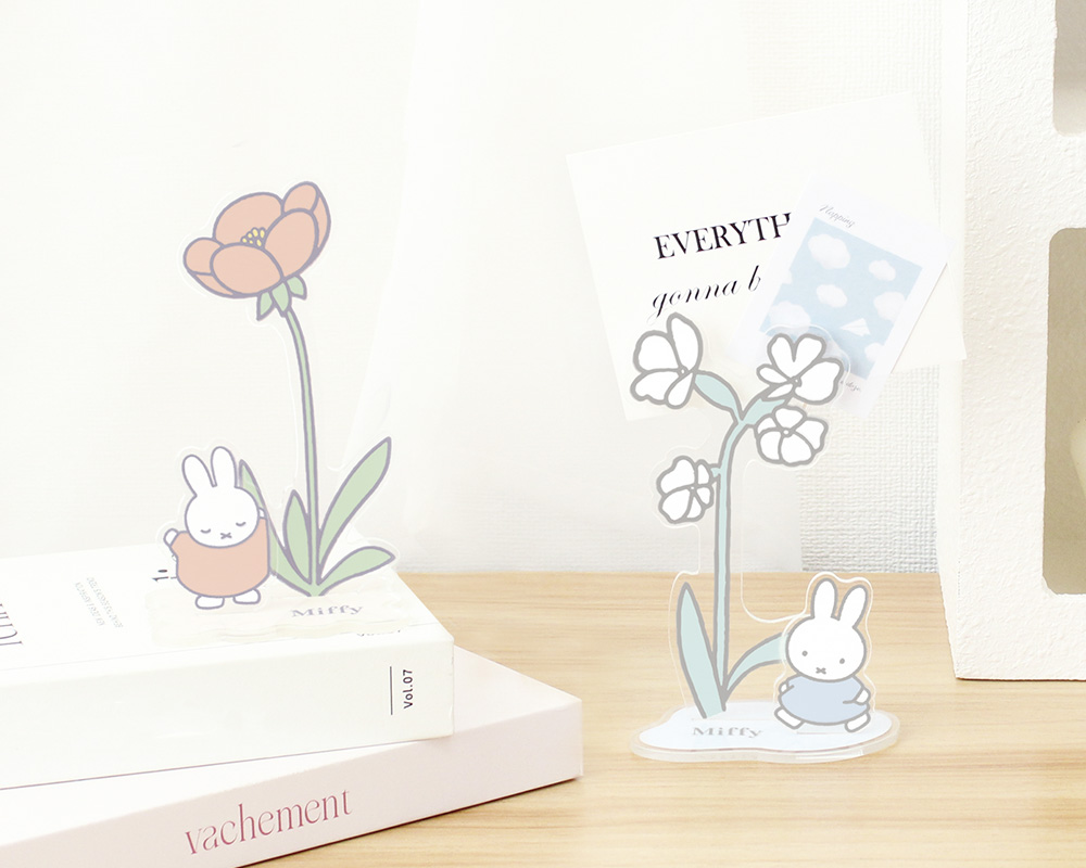 ティーズファクトリー　フラワークリップ　ミッフィー