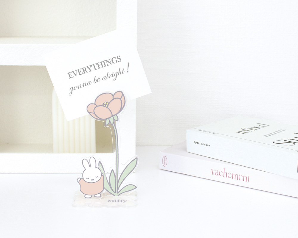 ティーズファクトリー　フラワークリップ　ミッフィー