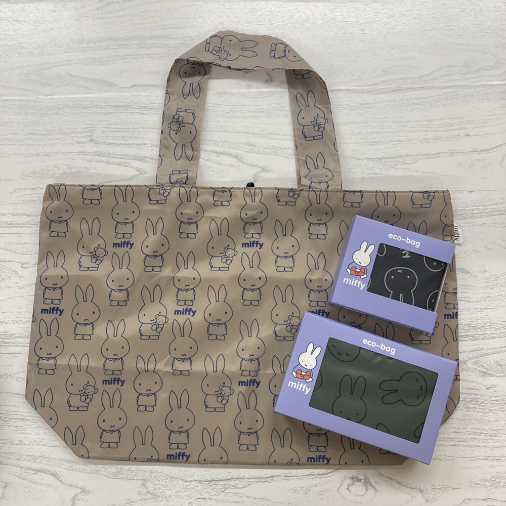 川辺 ミッフィー エコバッグ