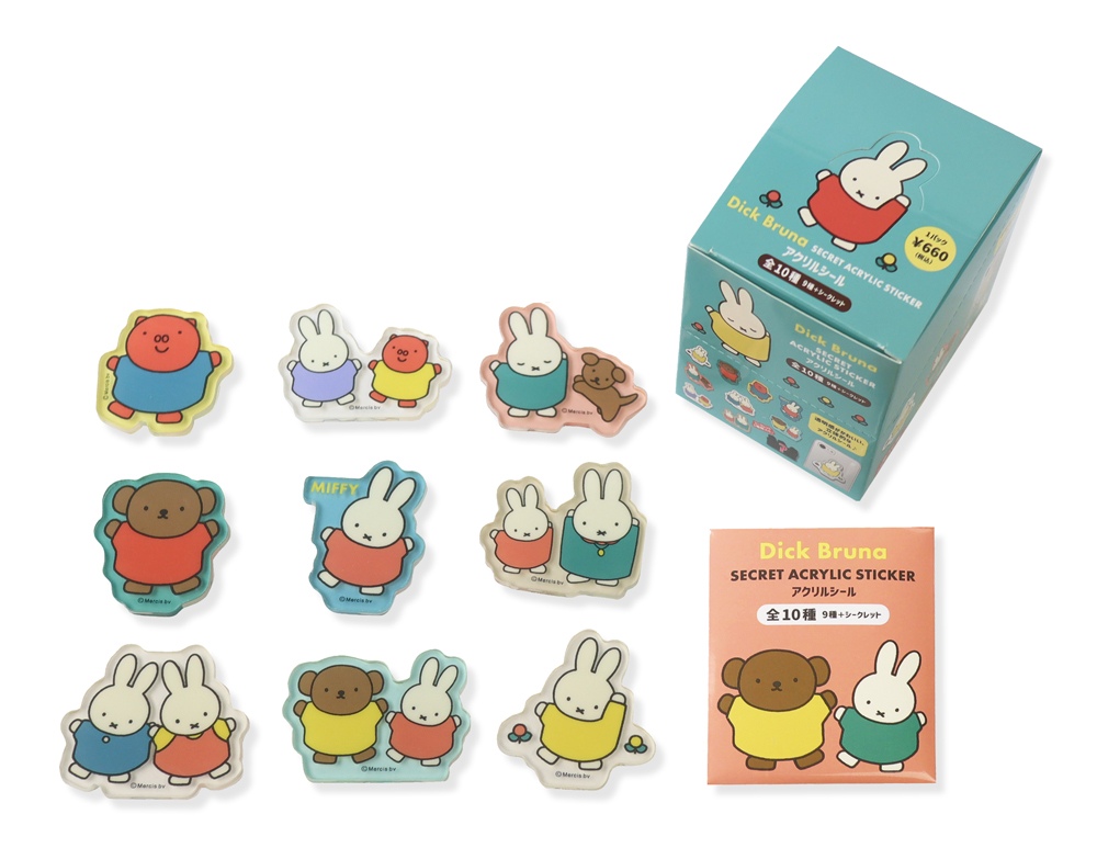 スクエア　ミッフィー　シール