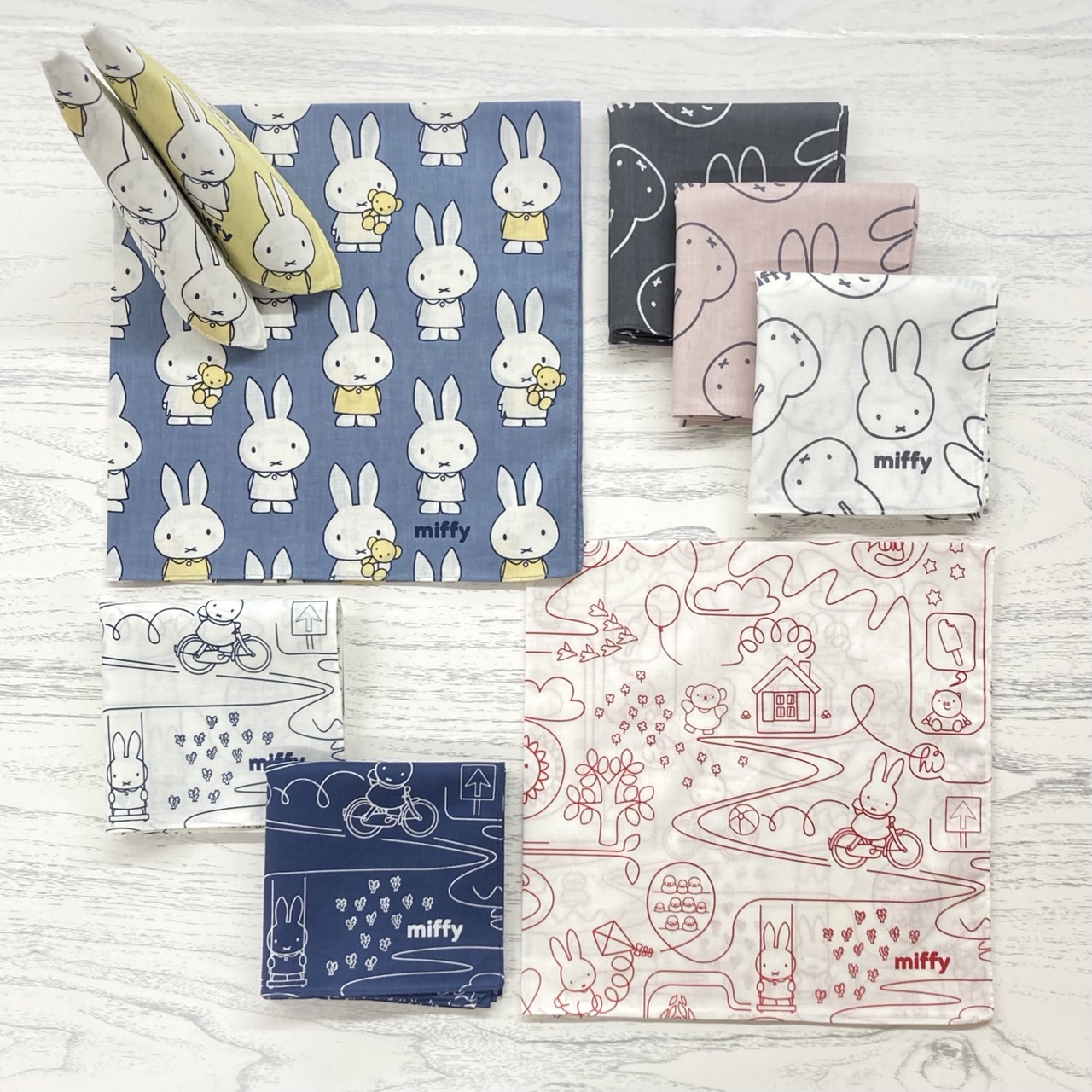 川辺_ミッフィー_ハンカチ