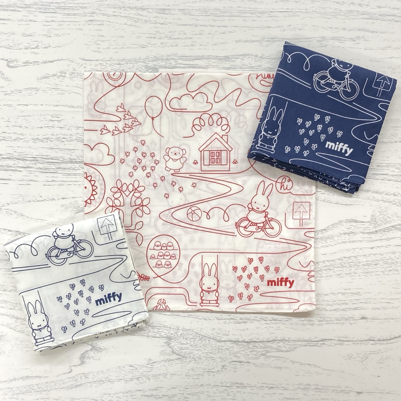 川辺_ミッフィー_ハンカチ