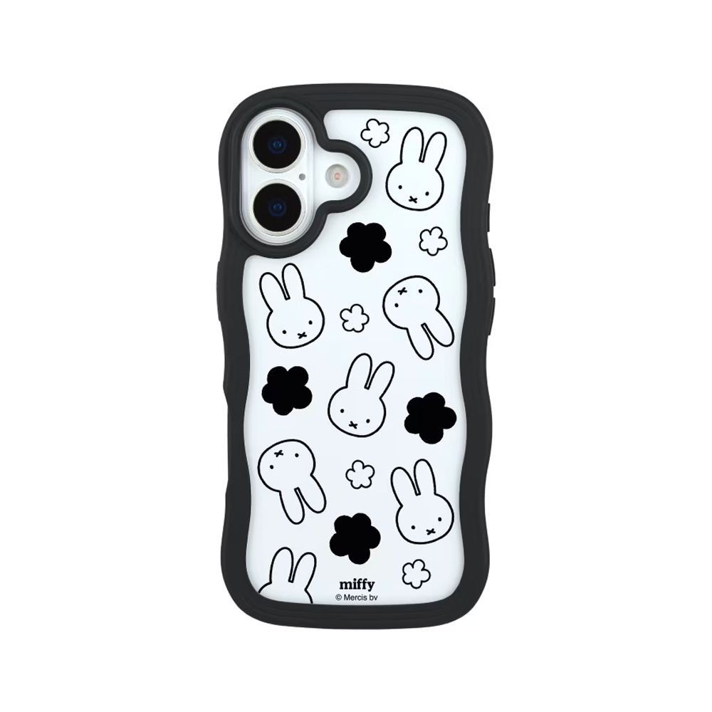 iPhone17 対応 うねうねフレームケース（グルマンディーズ）