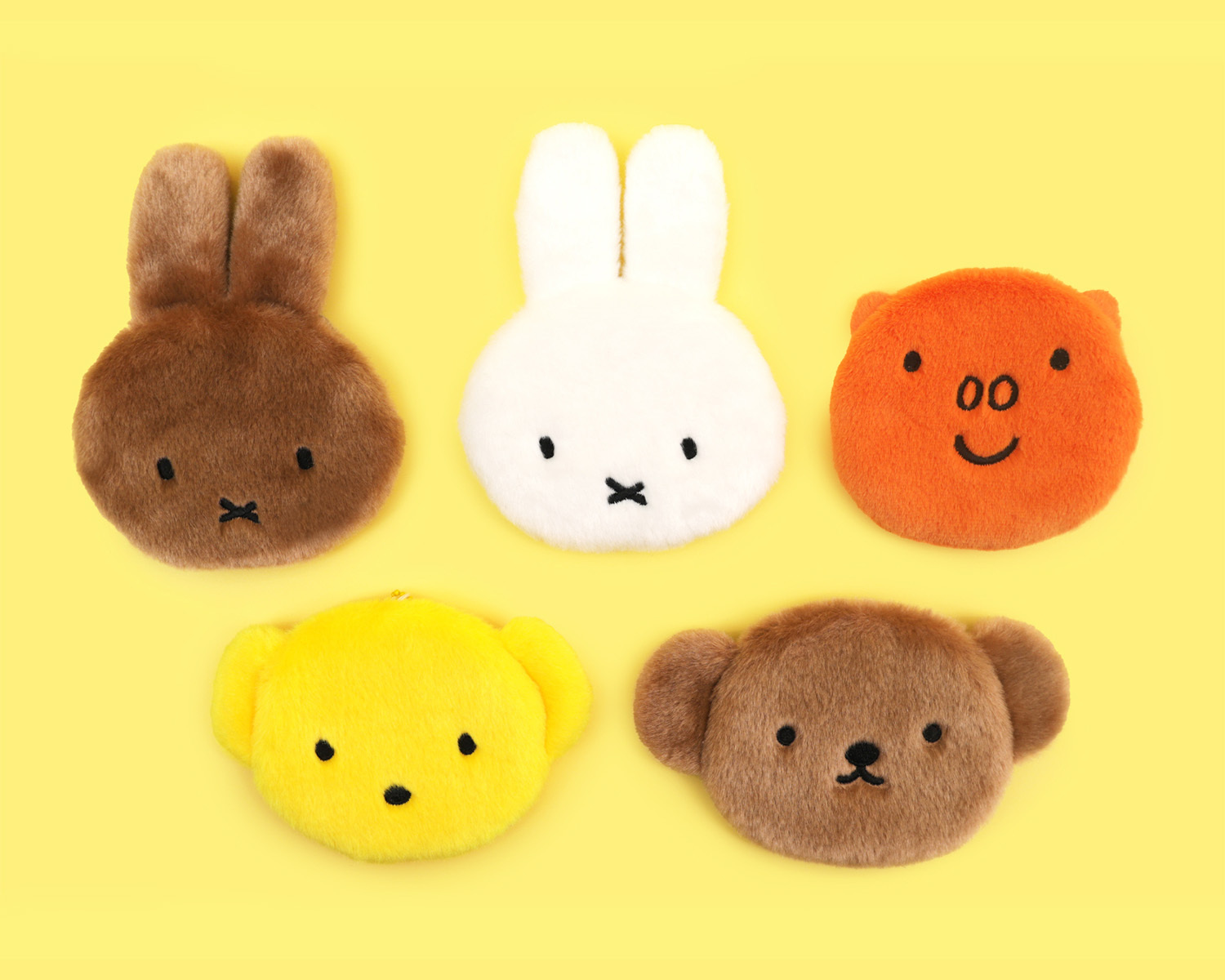 ミッフィー　クオリア　フェイスポーチ　カプセルトイ