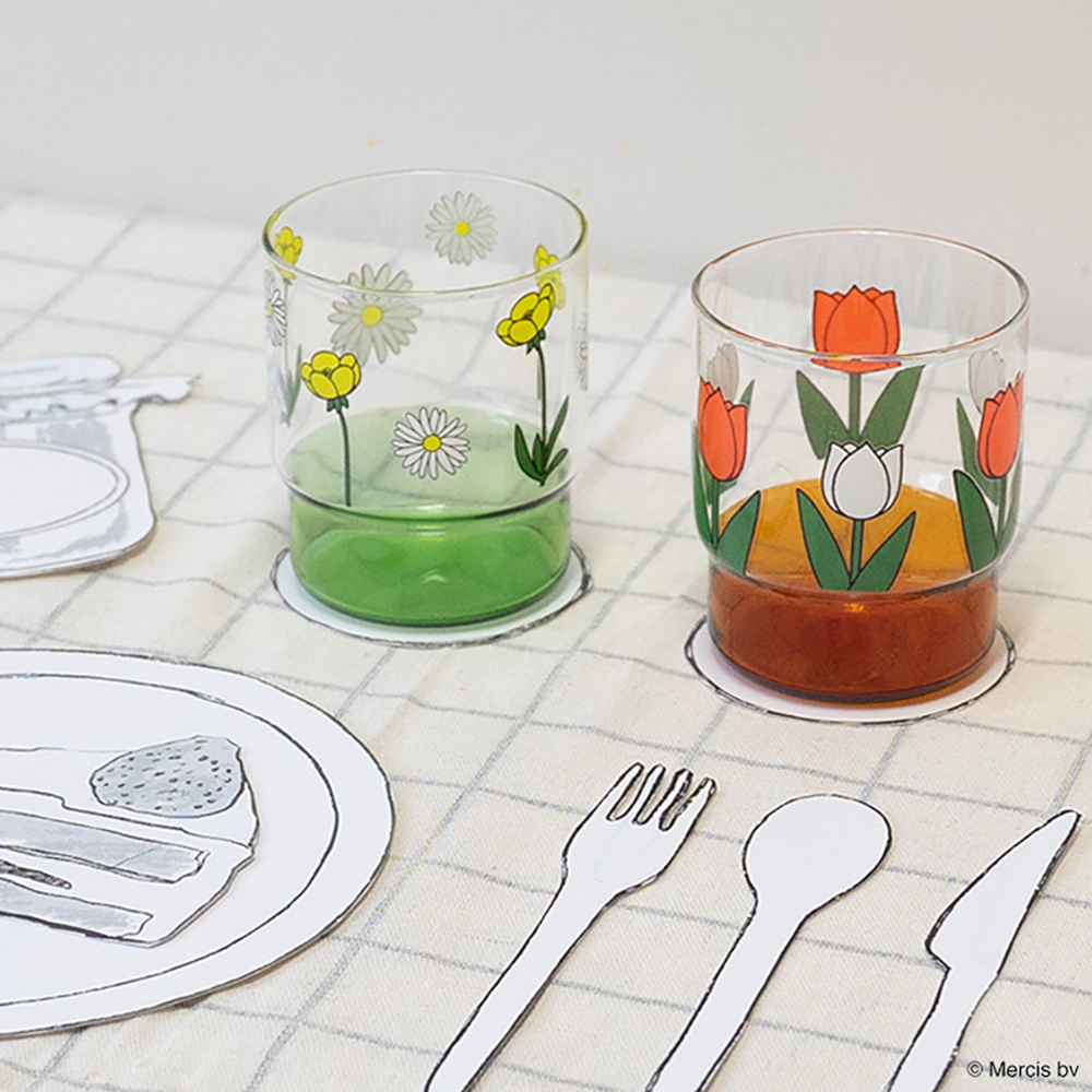 flower stacking cup スタッキング カップ 花 村上美術 amabro