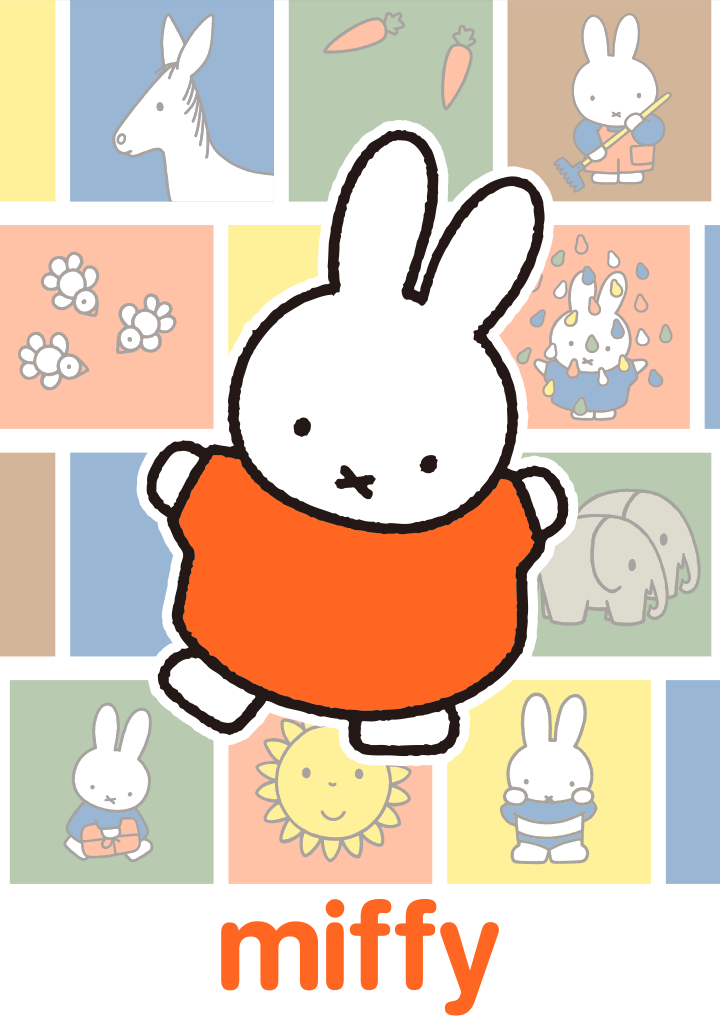 ミッフィー　LINE　着せ替え　カラフル