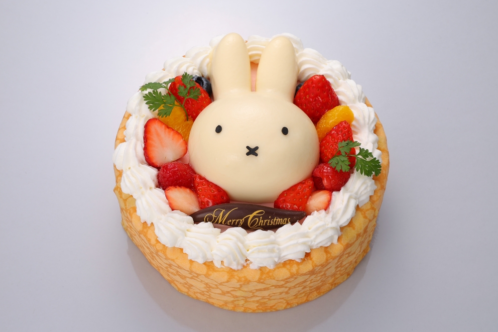 ミッフィー　ケーキ　オランダ家　ホールケーキ　クリスマス