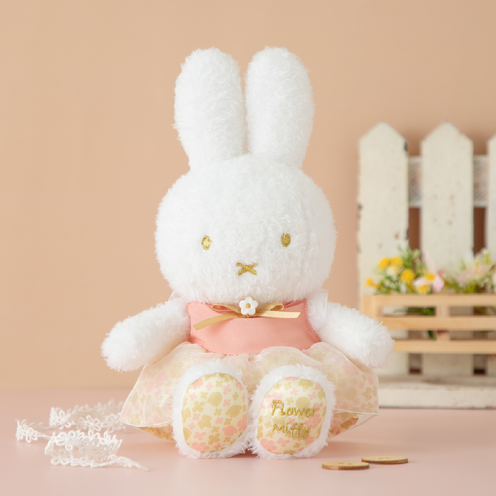 flower miffy　ぬいぐるみ　ミッフィー　着せかえ　お洋服　ベネリック
