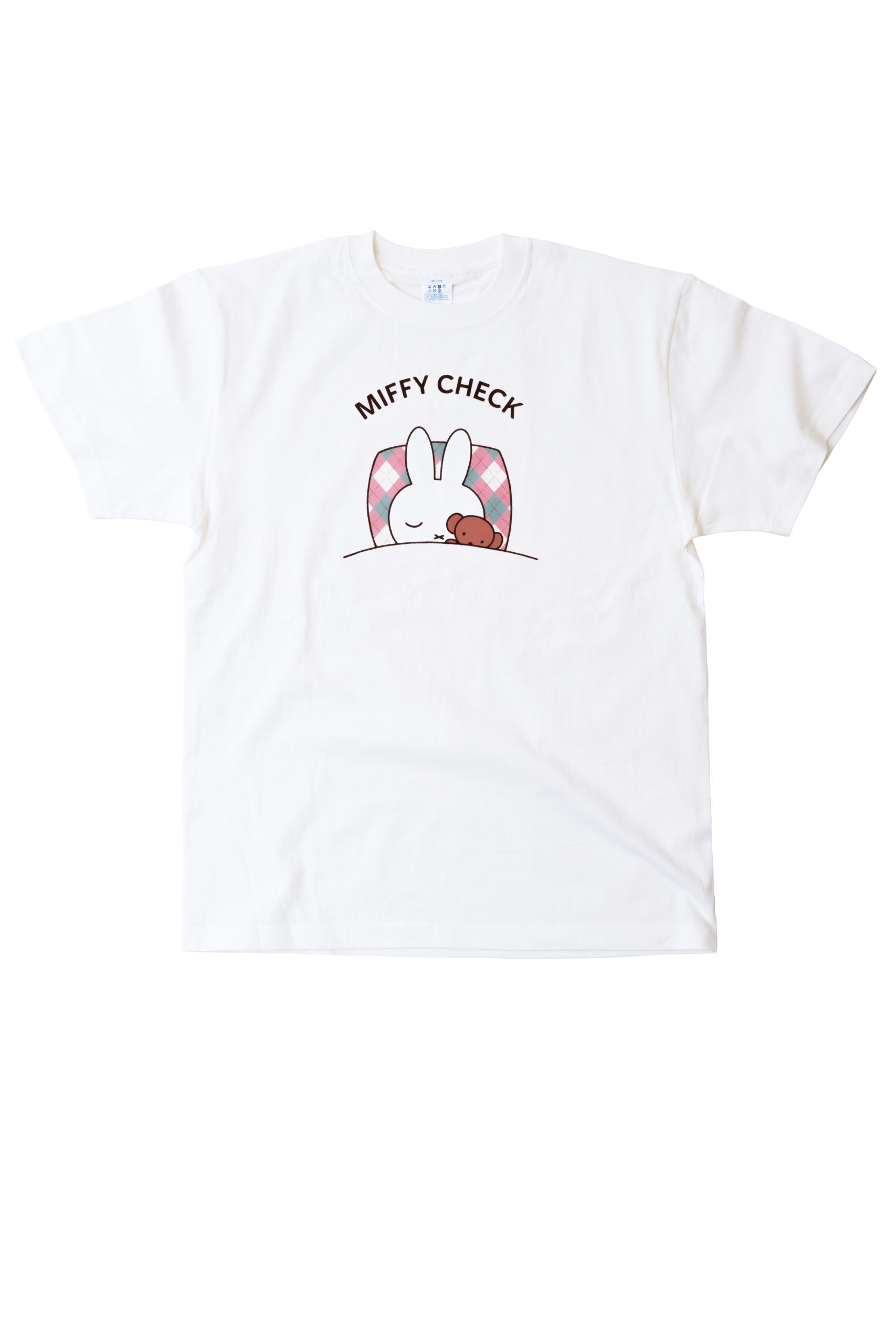 MIFFY CHECK ミッフィー　ワタナベ　Tシャツ