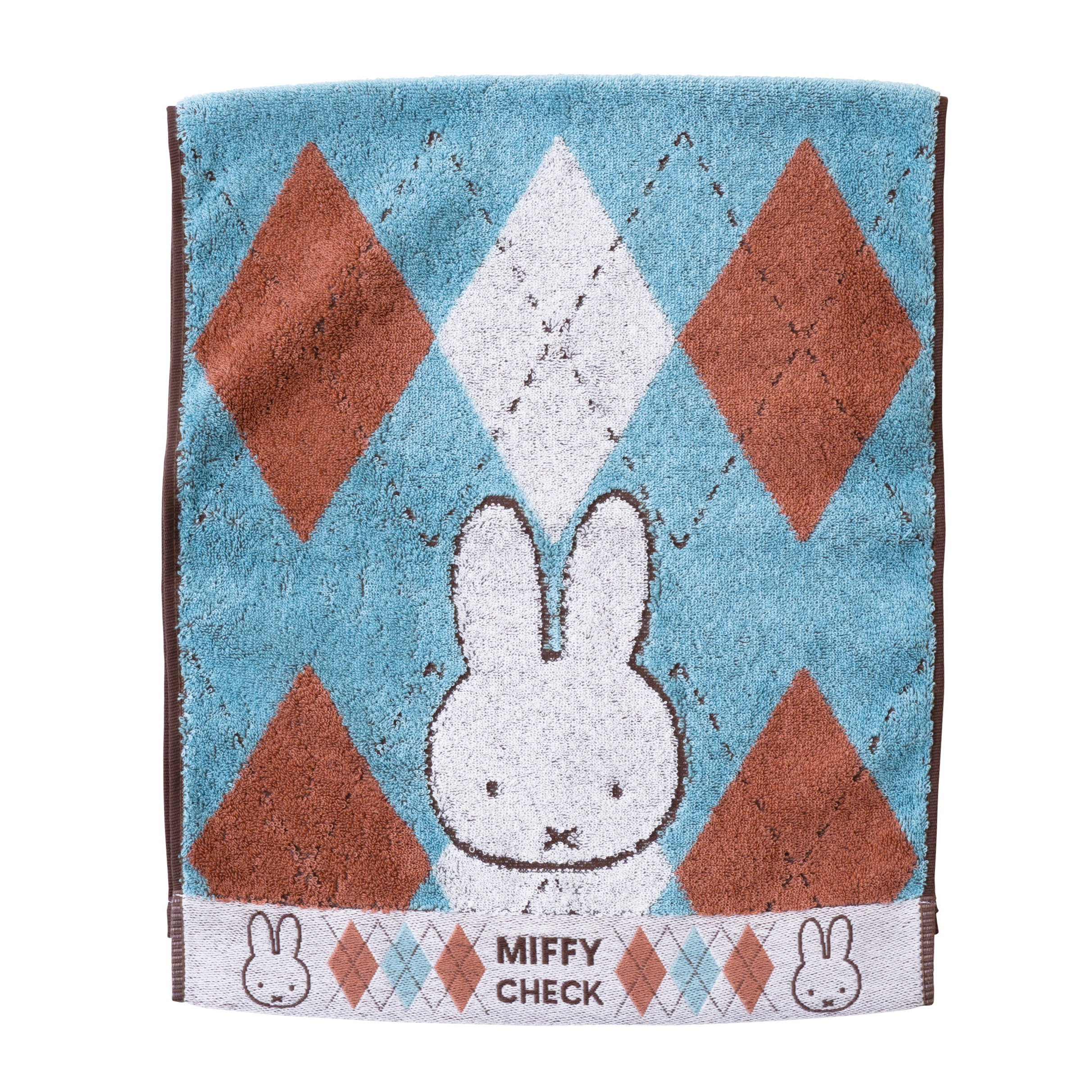 MIFFY CHECK ミッフィー　西川　タオル