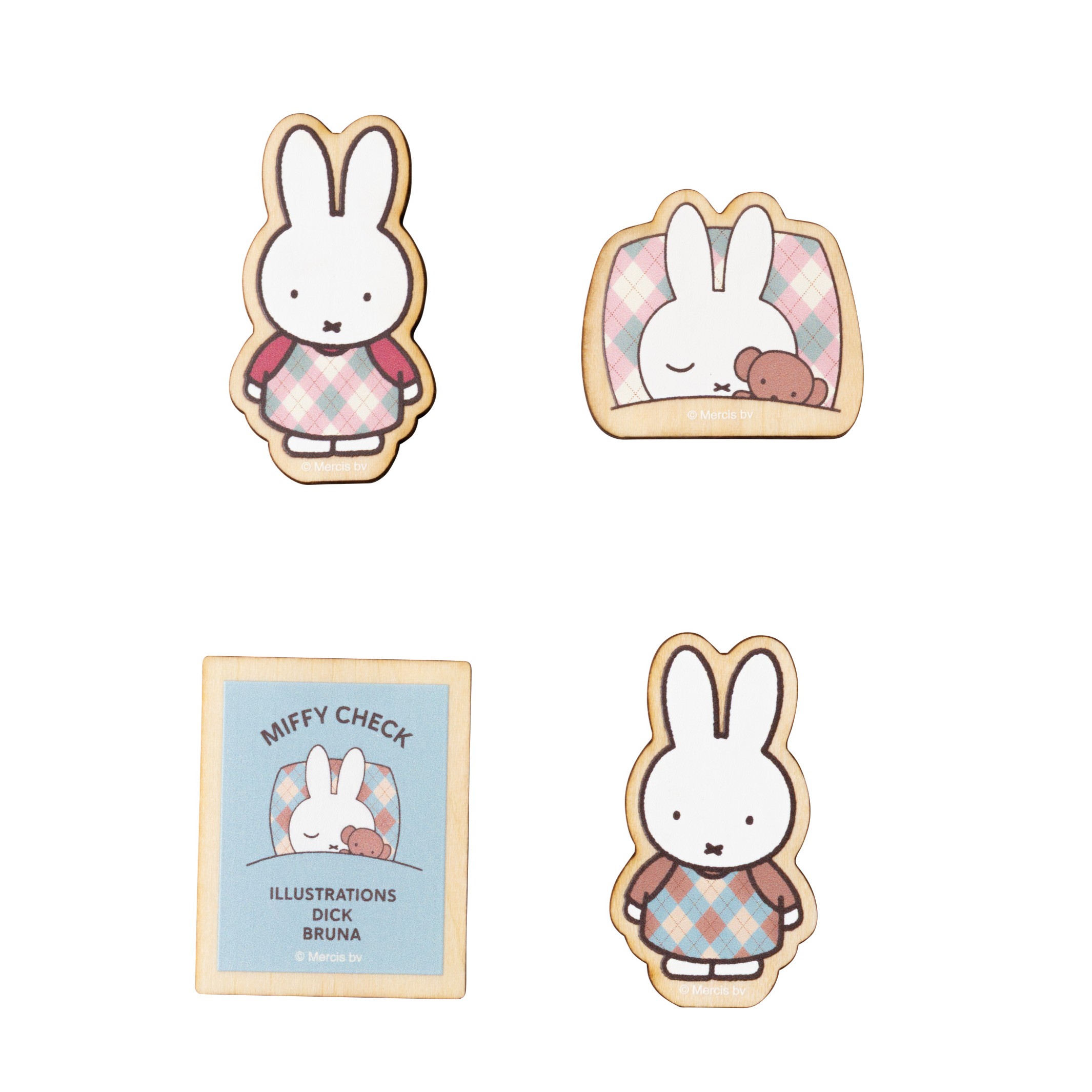 MIFFY CHECK ウッド小物（ナガノファクトリー） - dickbruna.jp 日本の