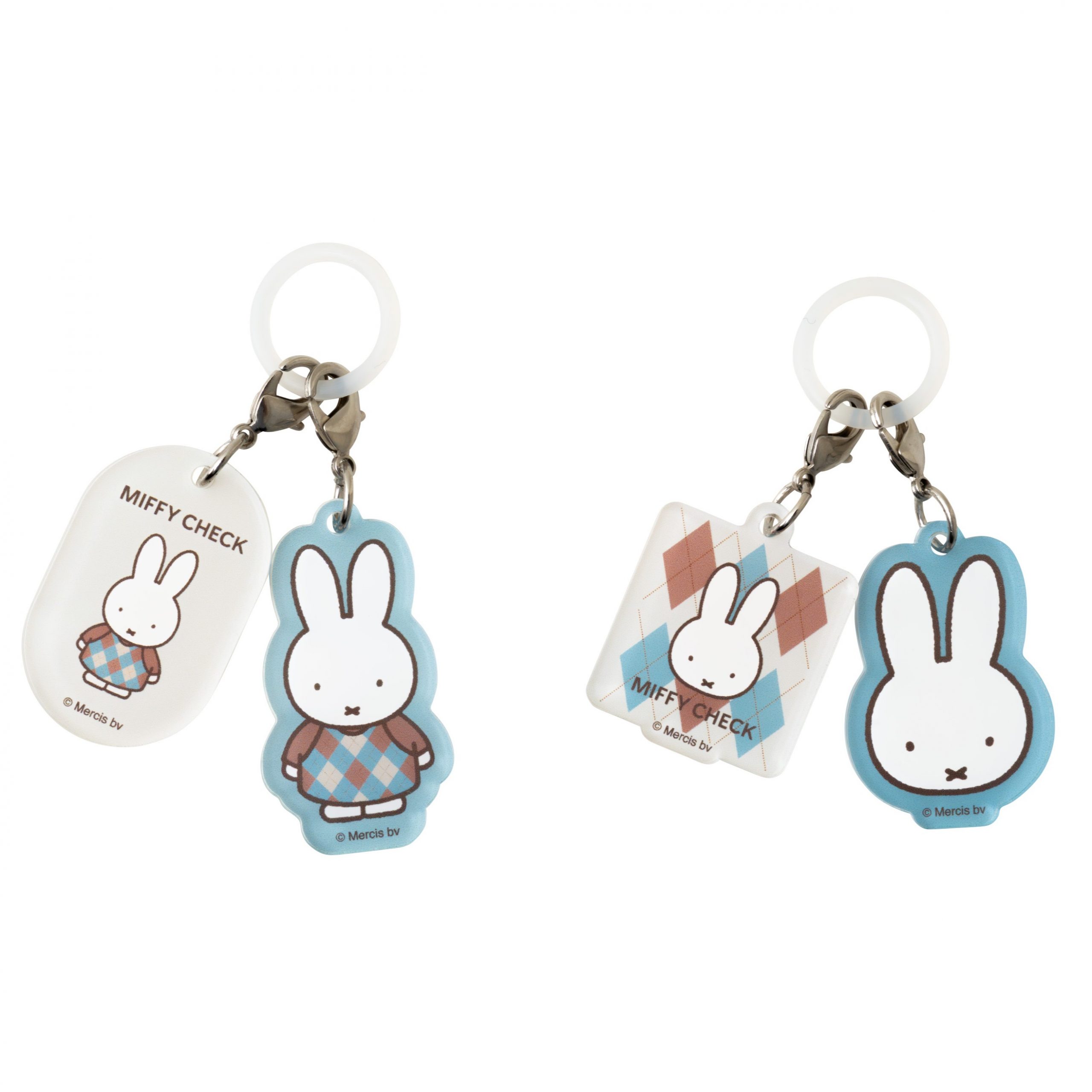 MIFFY CHECK ミッフィー　アイアップ　アクリルマーカーチャーム