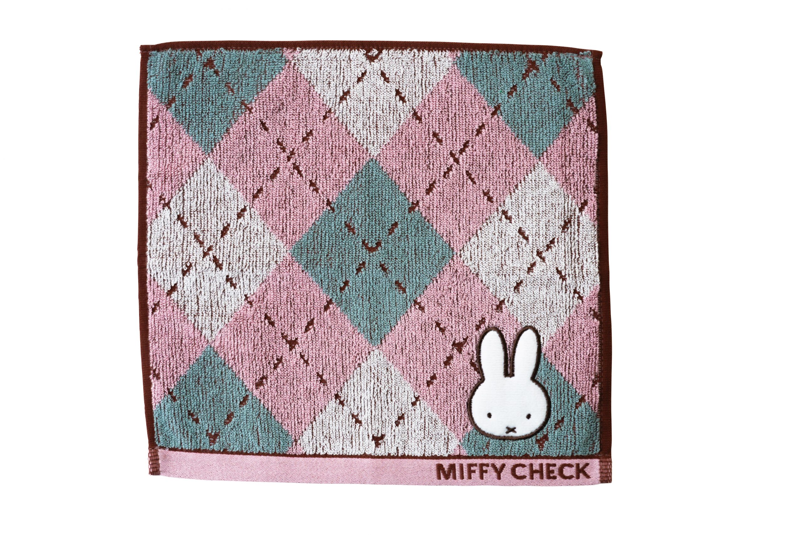 MIFFY CHECK ミッフィー　西川　ミニタオル