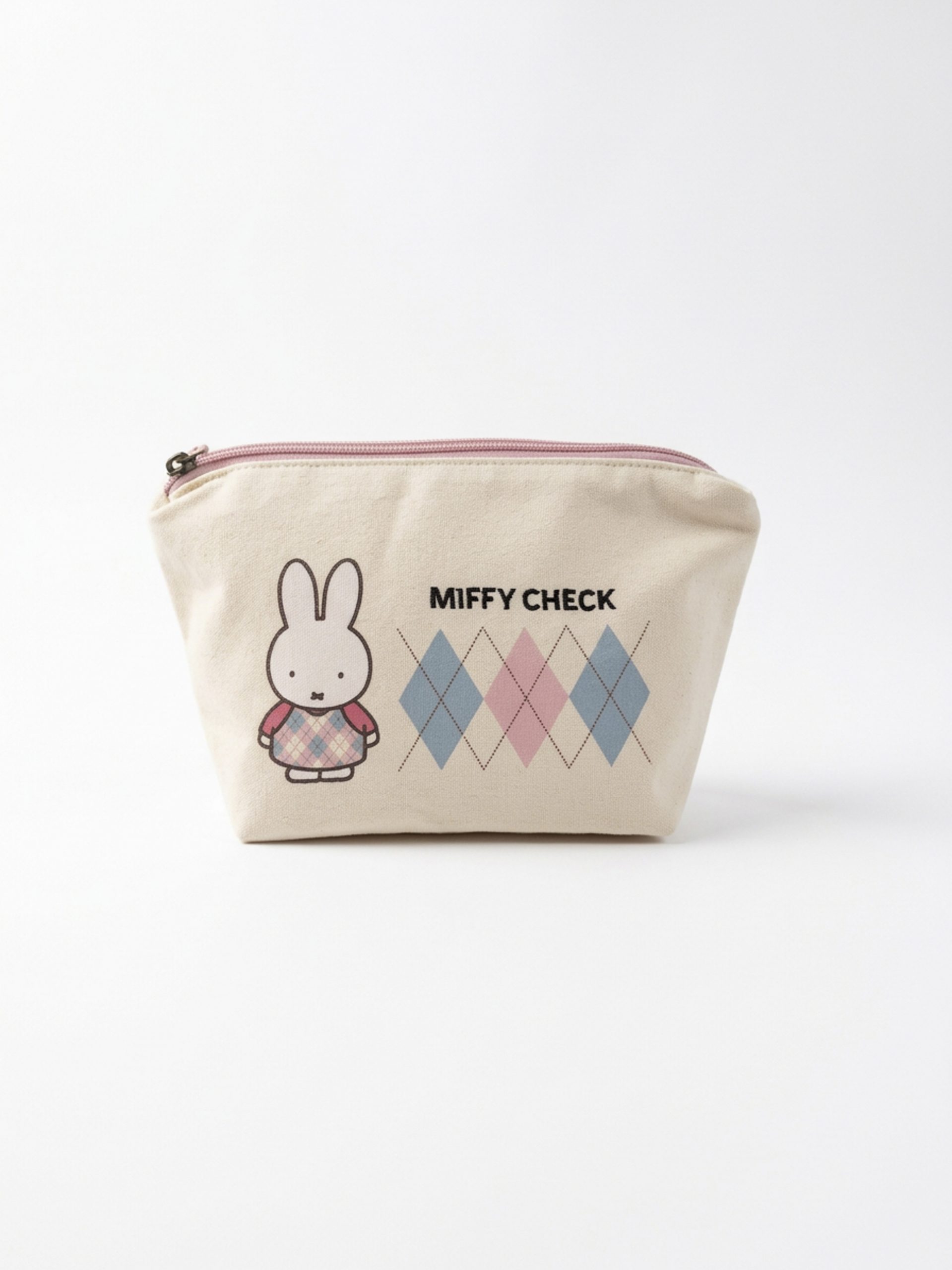 MIFFY CHECK ミッフィー スモールプラネット ポーチ