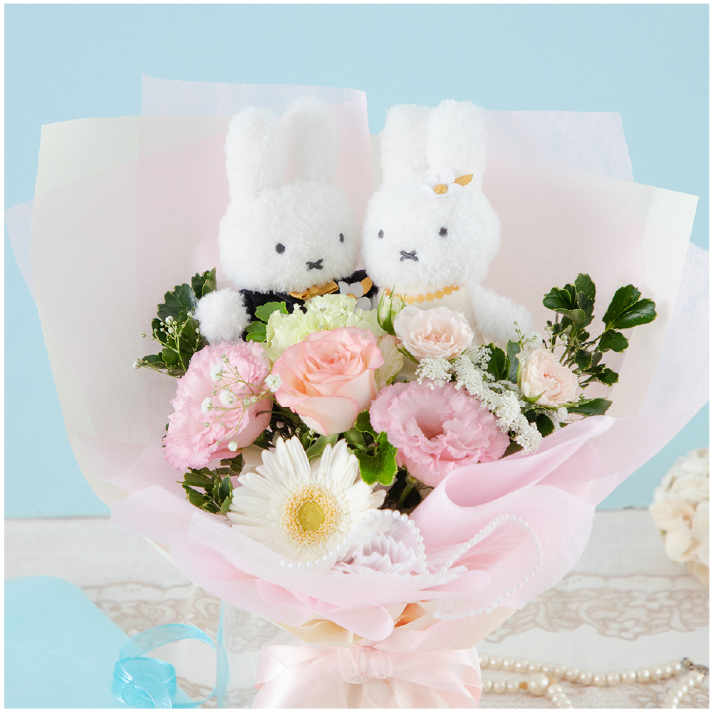 flower miffy ベネリック　マスコット　ミッフィー　フラワーアレンジ