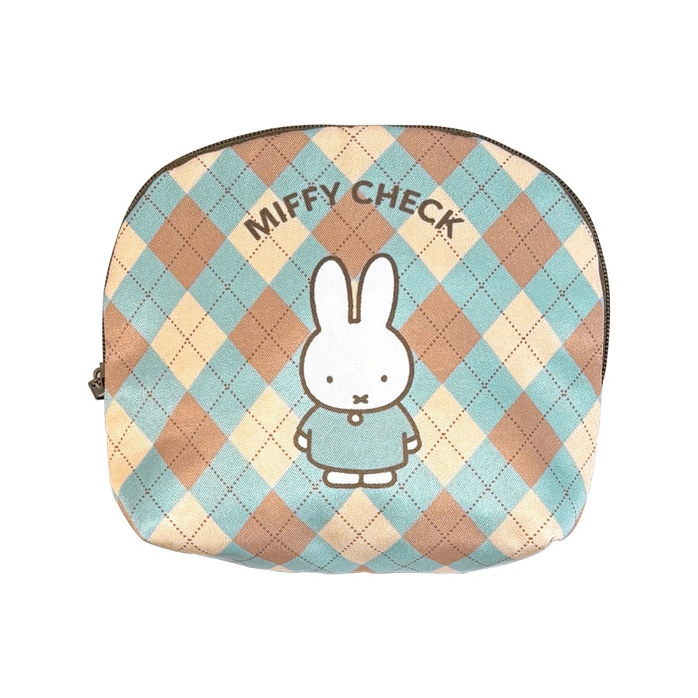 MIFFY CHECK ミッフィー　ワタナベ　ポーチ